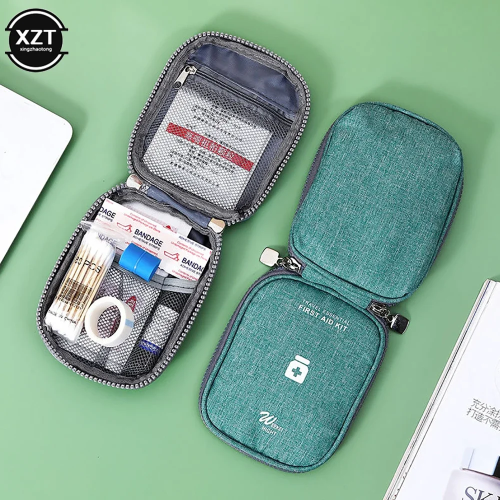 2025 Portable Medicine Storage Bag Travel First Aid Kit Medicine Bags Organizer Useful Mini Outdoor Emergency Survival Bag