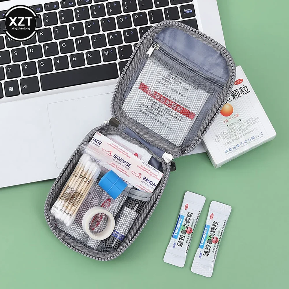 2025 Portable Medicine Storage Bag Travel First Aid Kit Medicine Bags Organizer Useful Mini Outdoor Emergency Survival Bag