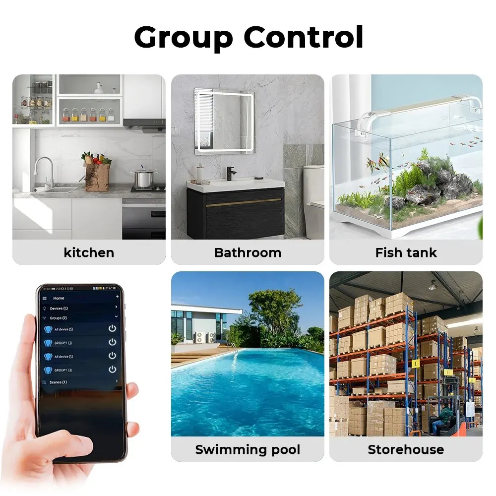 Tuya WiFi or Zigbee Water Level Sensor Leakage Alarm Flood Leak Detector Smart Home Life APP Water Alert Overflow Alarm Security