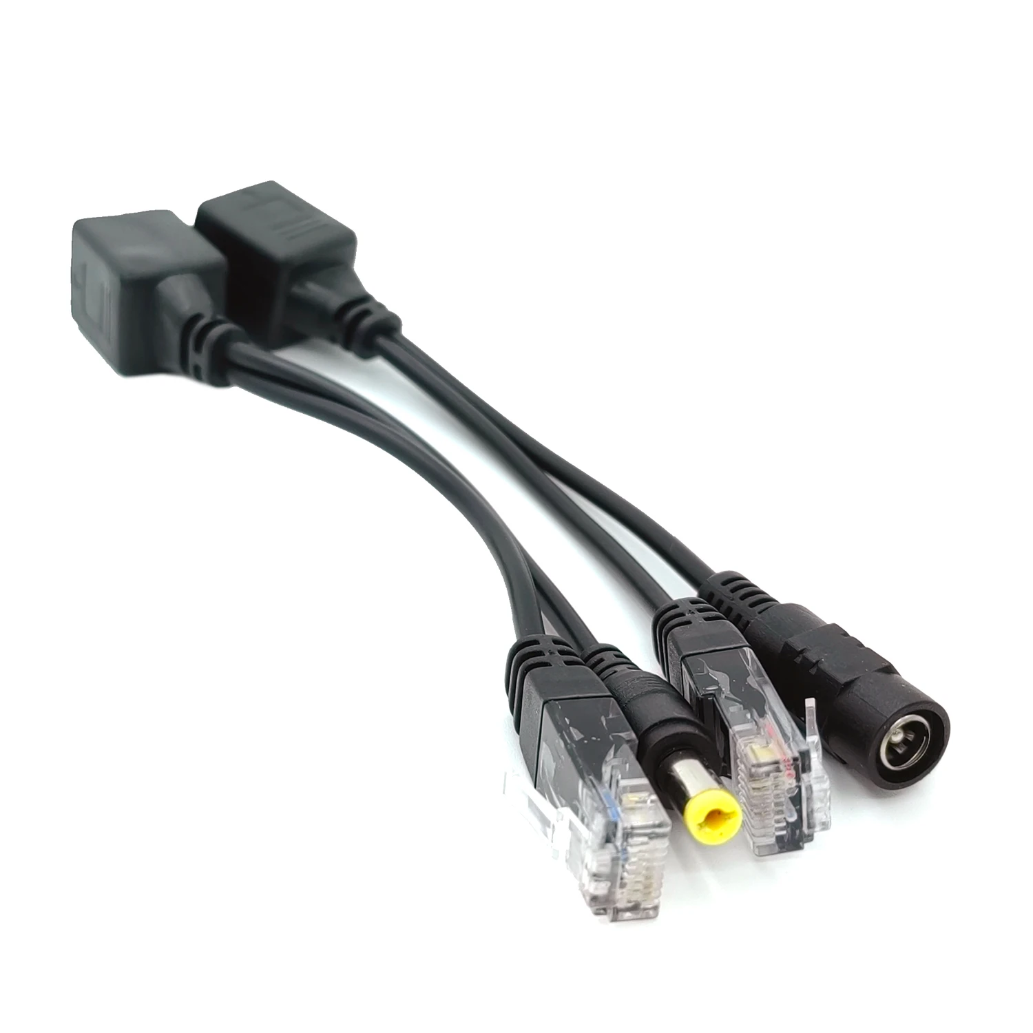 POE Cable Passive Power Over Ethernet Adapter Cable Splitter RJ45 Injector Power Supply Module 12-48v Splitter Kit For IP Camera