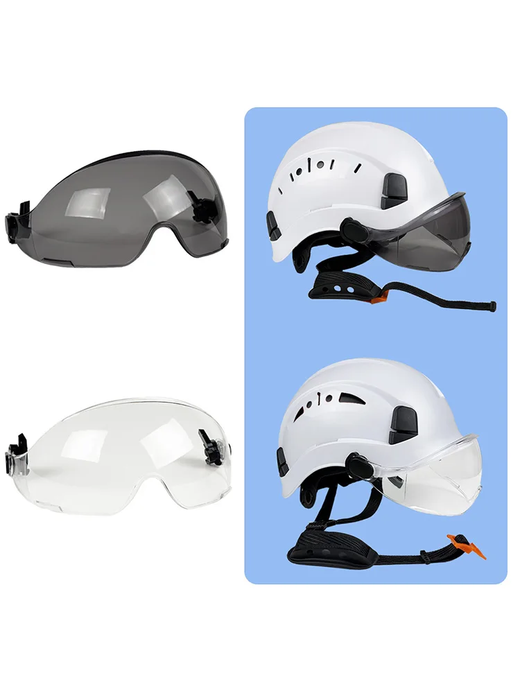 External Visor Goggles Accessories for Safety Helmet Replaceable With ANSI and CE Certification Clear Visor&Tinted Visor
