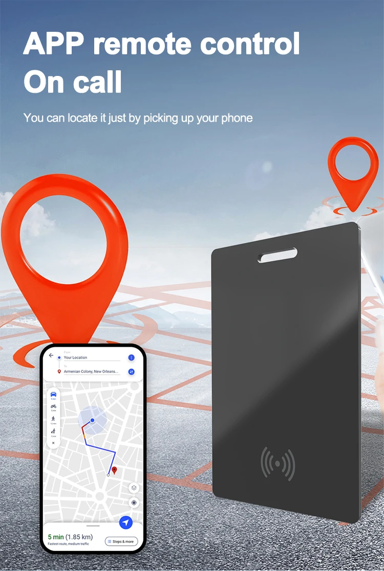 Google Location Tag Gps Tracker Portable GPS Tracker Anti-Lost Alarm Android Locator Tags Gps Trackers Sticker Mini Gps Tag