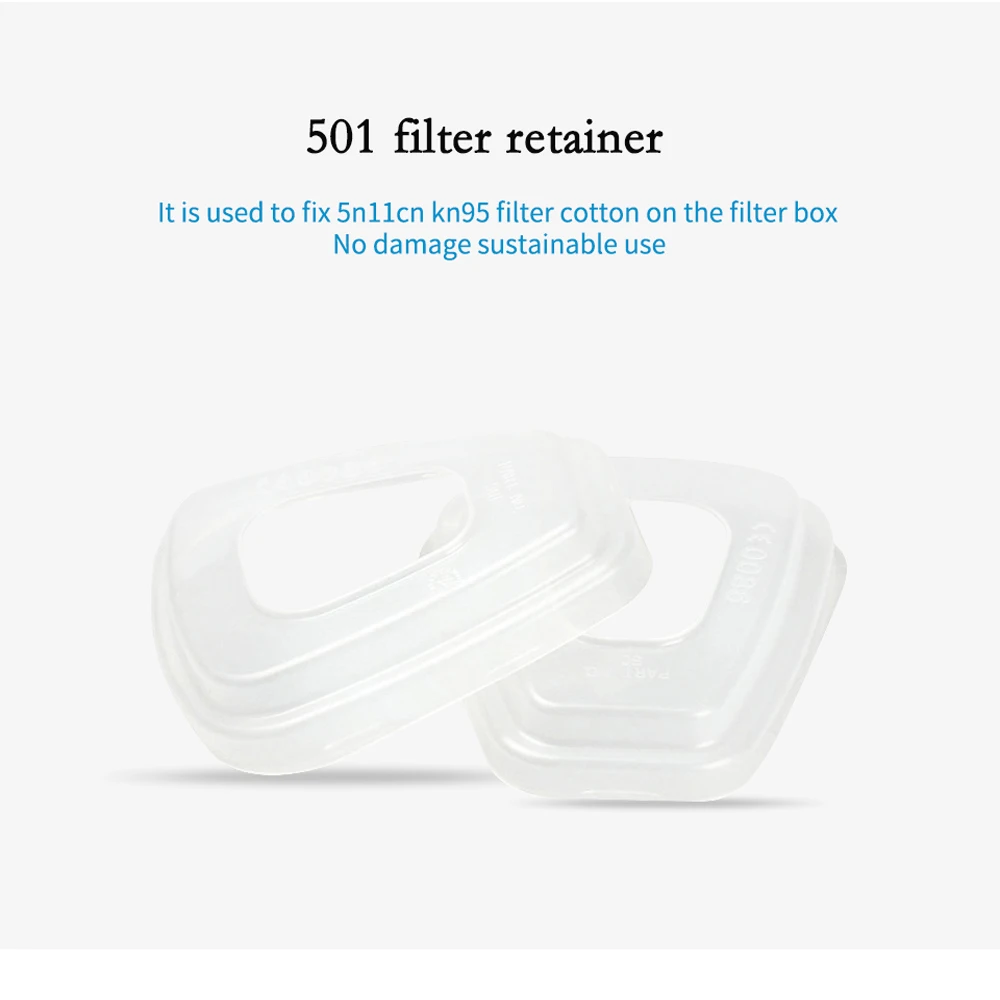 501 Filter Holder Cartridge Retainer Cover Fitting For 3m 6200 6800 7502 9000 Series Respirator Paint Spraying Face Gas Mask