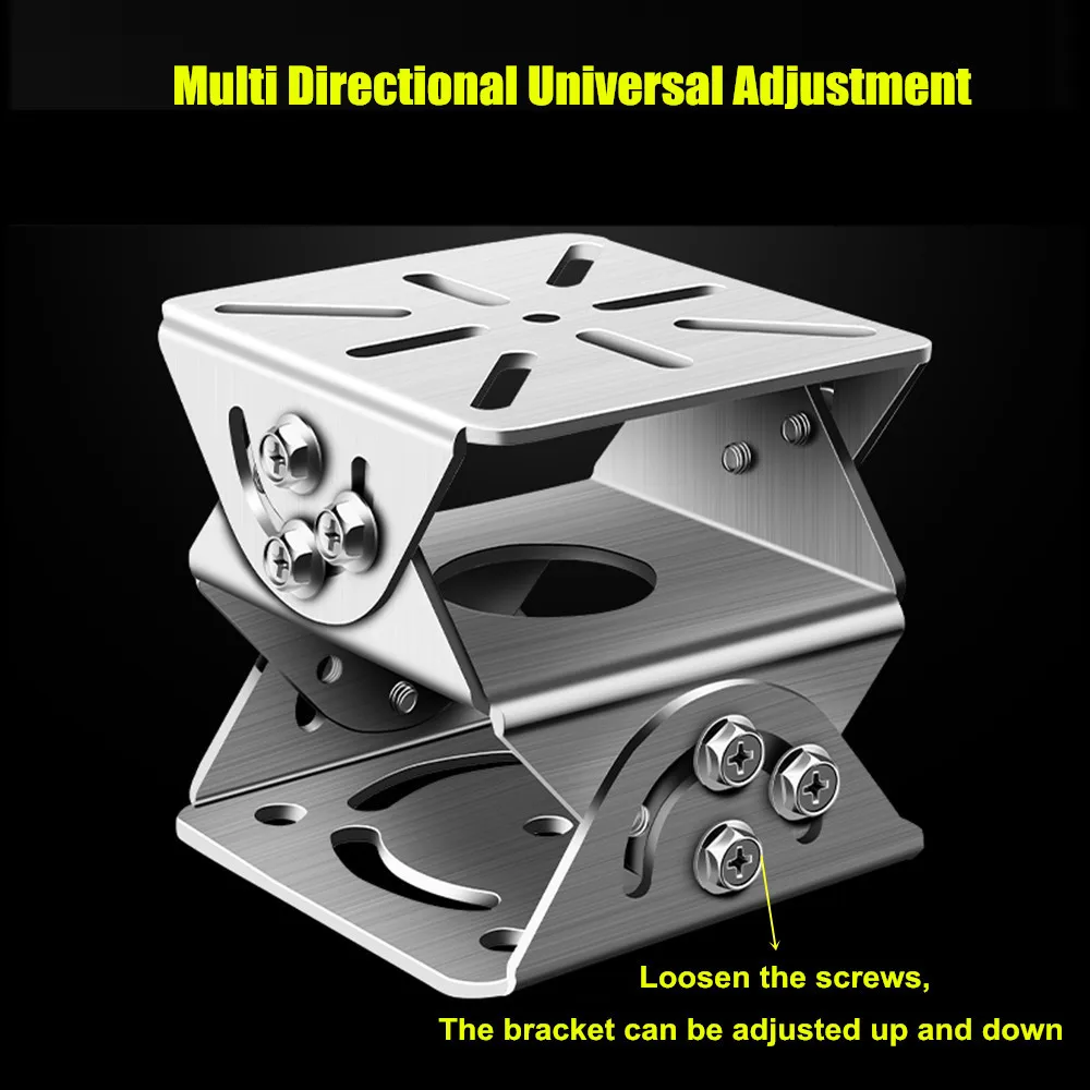 Aluminum Alloy/Metal/Stainless Steel Camera Mounting Holder Base for Video Surveillance Base Monitoring Universal Joint Bracket