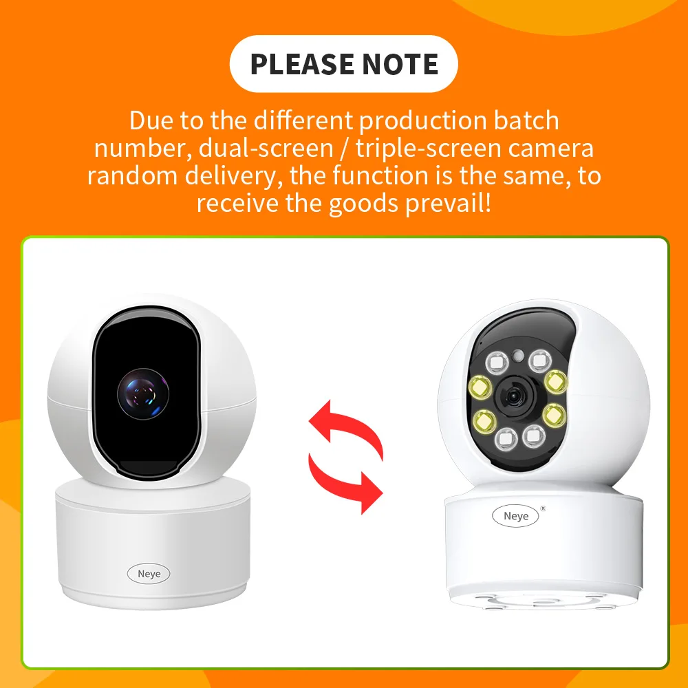 Neye 8MP 4K PTZ WiFi Security Camera Home Indoor 10X Digital Zoom Camera AI Automatic Tracking CCTV Baby Monitor