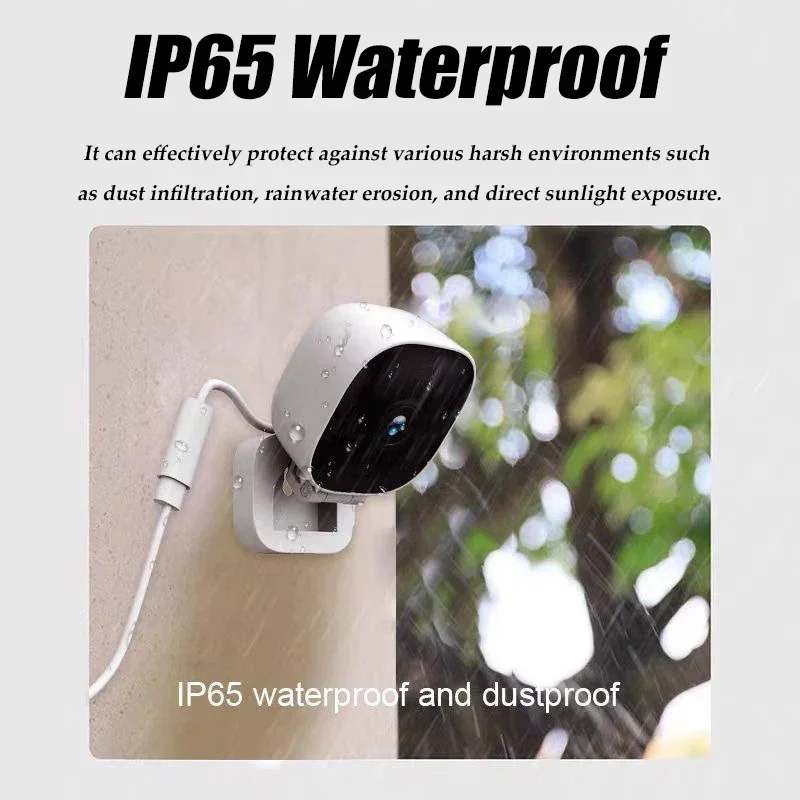4K HD Mini Wireless Camera Wide-angle Webcams Indoor Monitoring APPWith Night Version 2-way Audio IP65 Waterproof Camera 2026