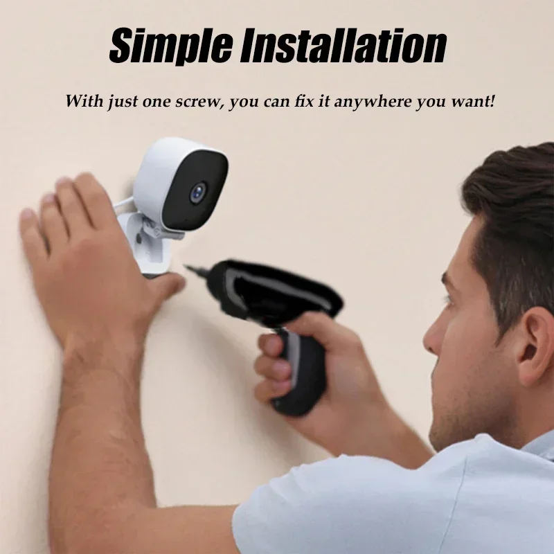 4K HD Mini Wireless Camera Wide-angle Webcams Indoor Monitoring APPWith Night Version 2-way Audio IP65 Waterproof Camera 2026