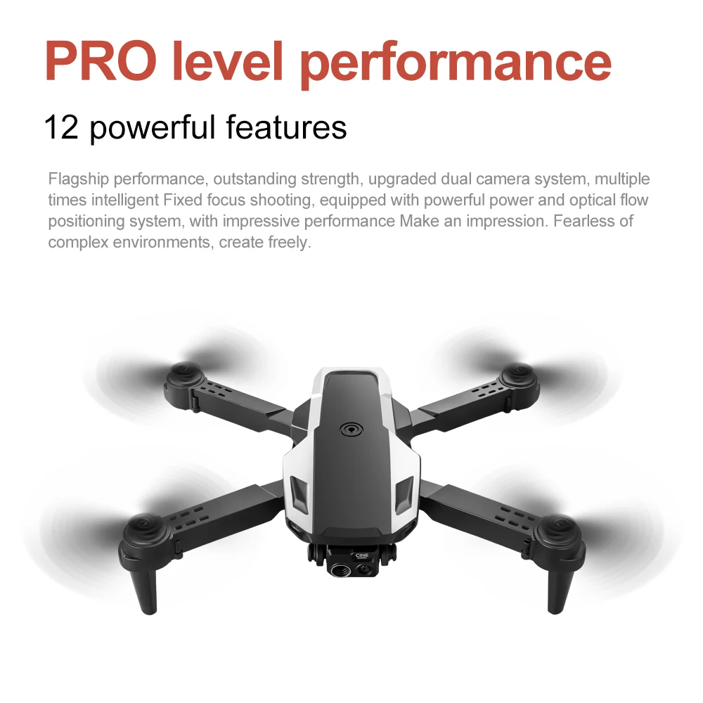 New M1 Drone Beginner Friendly VR Kit With 4K High-Definition Camera Optical Flow Technology One Click Return to Home Mode For