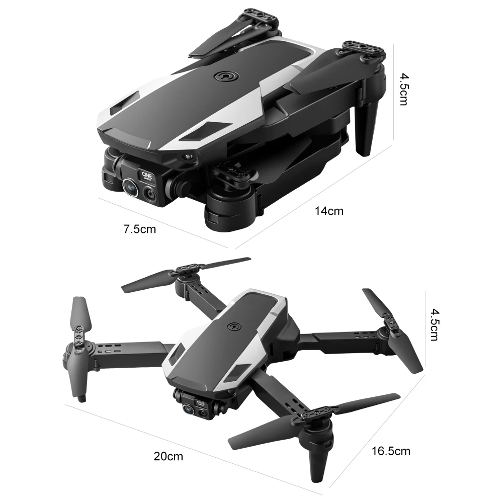 New M1 Drone Beginner Friendly VR Kit With 4K High-Definition Camera Optical Flow Technology One Click Return to Home Mode For