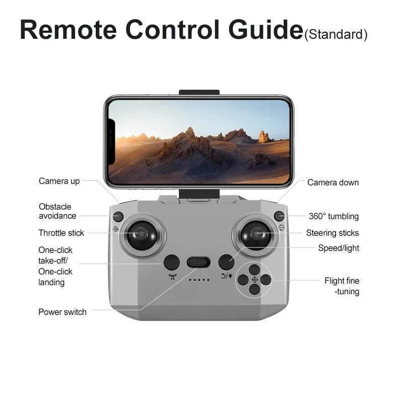 Lenovo D18 Drone 8K HD Dual Camera Aerial Intelligent Obstacle Avoidance Brushless Motor WIFI GPS Return Large Screen RC Drone