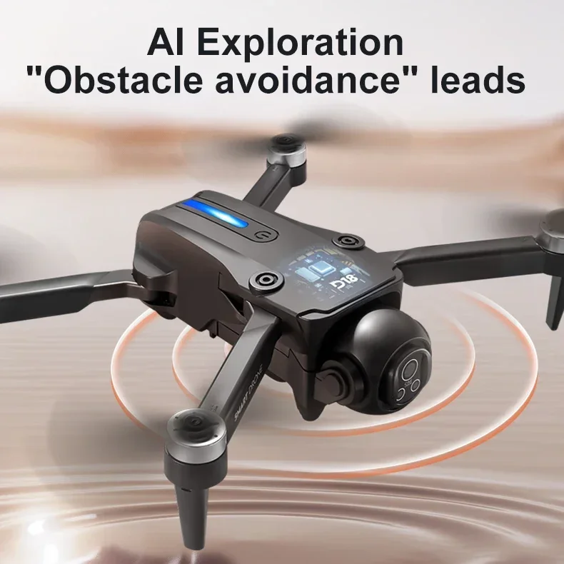 Lenovo D18 Drone 8K HD Dual Camera Aerial Intelligent Obstacle Avoidance Brushless Motor WIFI GPS Return Large Screen RC Drone