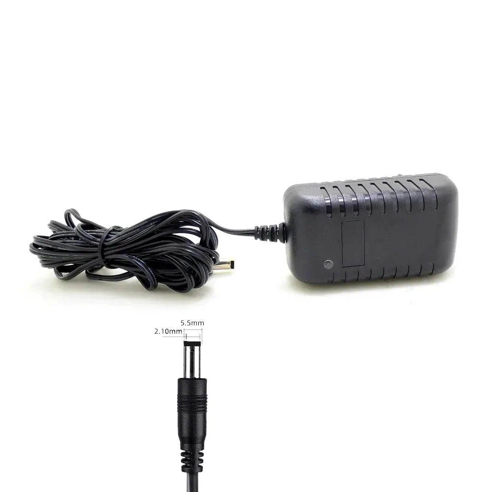 EU Plug Power Adapter 3 Meters Extension Cord Input AC100-240V Output DC 12V 2A For Security CCTV Camera LED 2.1mm*5.5mm