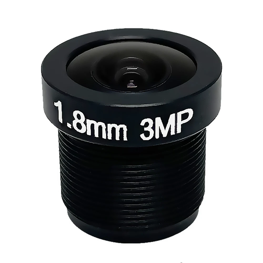 1.8mm 3MP CCTV Lens Fisheye IR M12 CCTV Camera Lens 3Megapixel HD For HD IP Camera 180D Wide Viewing Angle F2.0 2.8mm 3.6mm