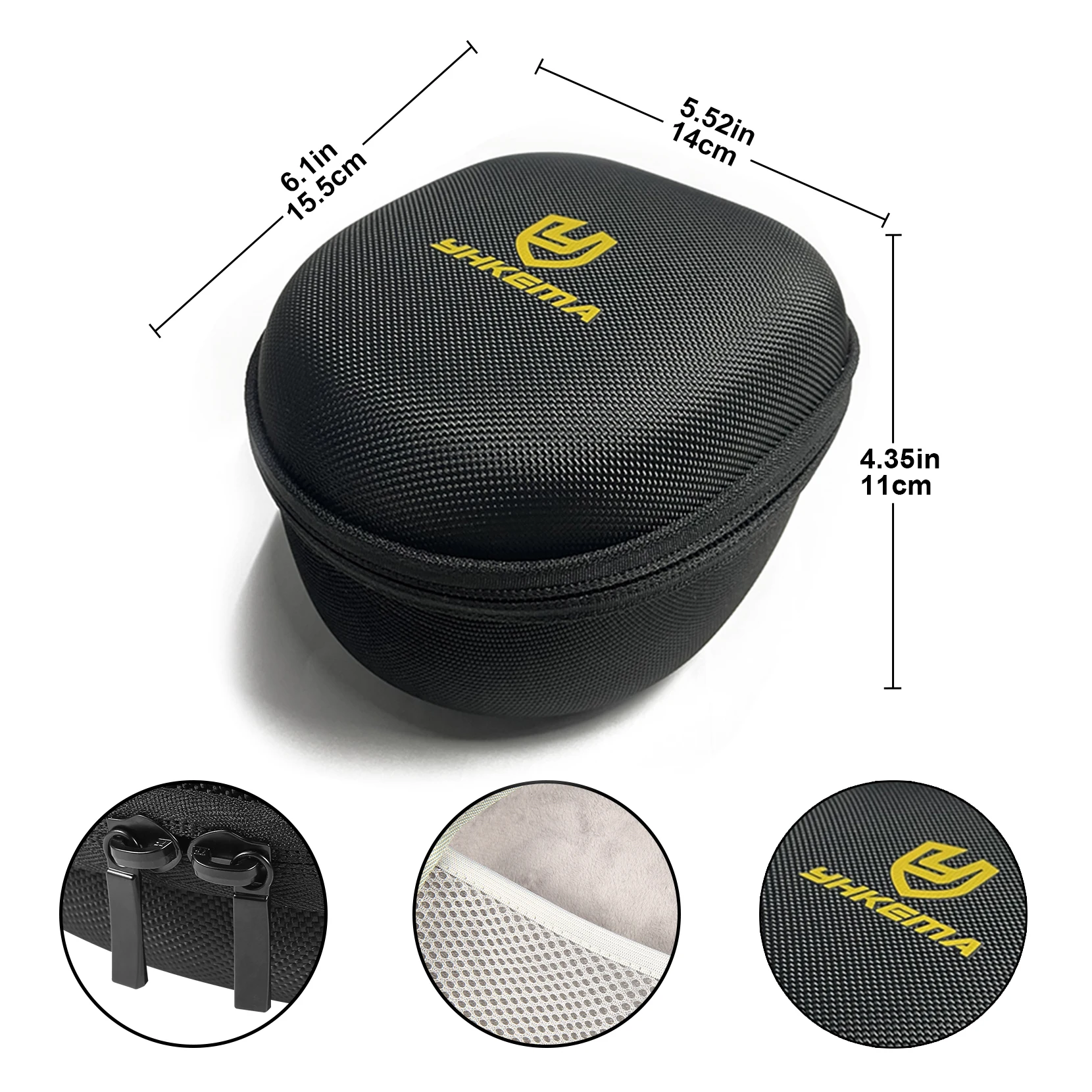 YHKEMA Earmuff Bag For Honeywell Impact Earmuff and Walkers Headphone Anti-dust Protective Waterproof Portable Earmuff Storage