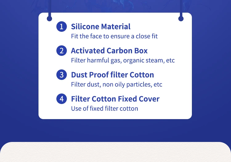 7502 Respirator Mask Protective Mask Industry Painting Spray Dust Gas Mask With 501 5N11 6001CN Chemcial Half Face Mask