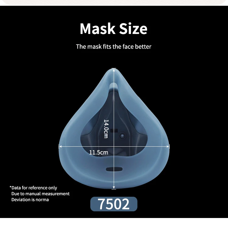 7502 Respirator Mask Protective Mask Industry Painting Spray Dust Gas Mask With 501 5N11 6001CN Chemcial Half Face Mask