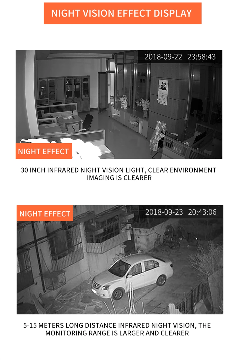 XMeye POE IP Camera HD 4MP 1080P 2.8MM Len Outdoor Security Camera with 85ft IR Night Vision Remote Viewing IP66 Waterproof 2.5K