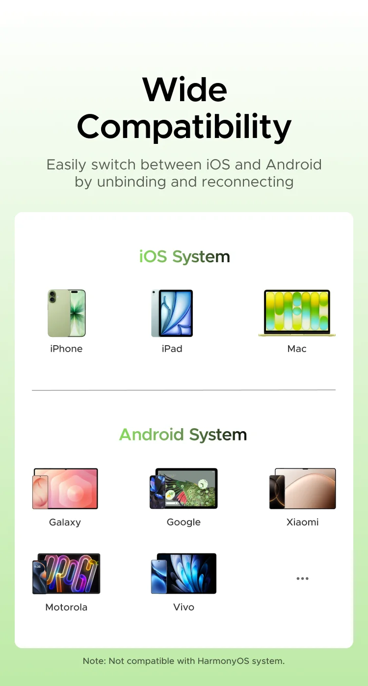 UGREEN FineTrack Mini Duo 2‑in‑1 Tracker, Smart Bluetooth Item Locator Tag For Apple Find My (iOS) & Find Hub App (Android)