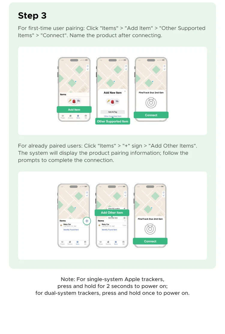 UGREEN FineTrack Mini Duo 2‑in‑1 Tracker, Smart Bluetooth Item Locator Tag For Apple Find My (iOS) & Find Hub App (Android)