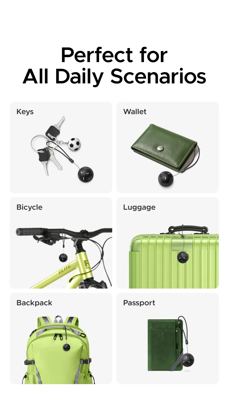 UGREEN FineTrack Mini Duo 2‑in‑1 Tracker, Smart Bluetooth Item Locator Tag For Apple Find My (iOS) & Find Hub App (Android)