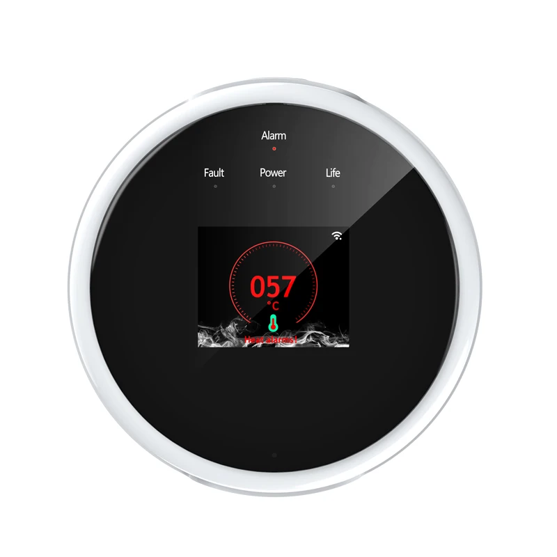 2.4G WiFi Gas Alarm Sensor Combustible Gas Detector Works With Tuya/Smart Life APP Information Push For Home Alarm System