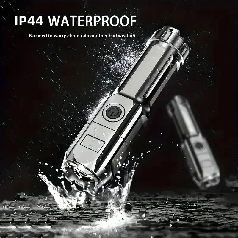 Powerful LED Flashlight Rechargeable USB Waterproof Zoom Fishing Hunting Camping 100,00 Lumen Tactical Flashlight LED Torch