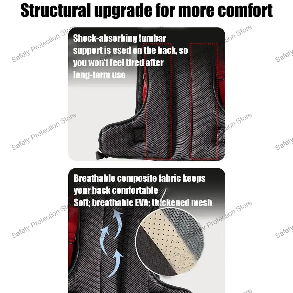 Kids Adjustable Safety Belt Child Motorcycle Cycling Safety Belt Reflective Front Back Duals-purpose Grab Handle Strap Harness