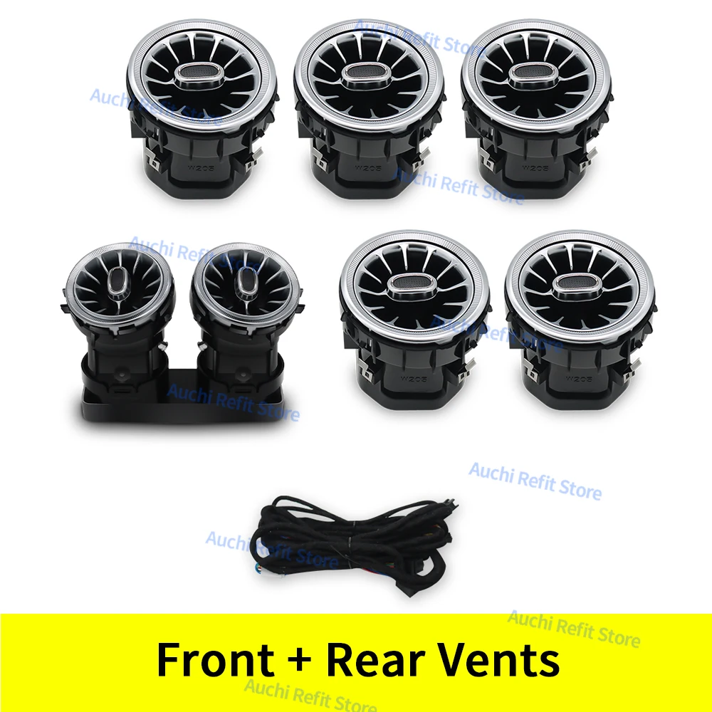 Ambient Light 3/12/64 Colours For Mercedes-Benz C/GLC Class Coupe W205 C43 C63 X253 LED Vents Speaker Decorative Light Retrofit