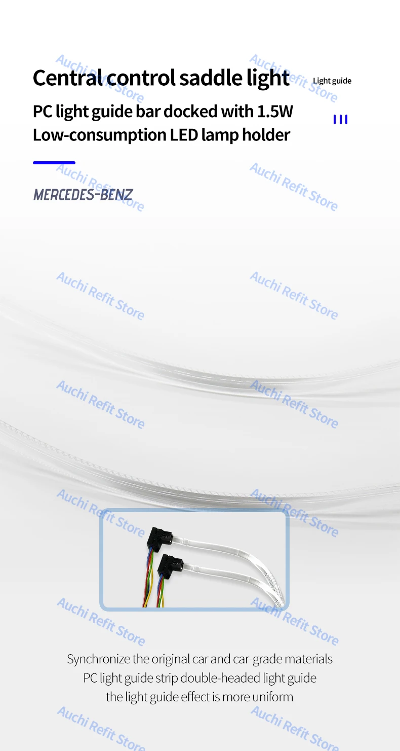 Ambient Light 3/12/64 Colours For Mercedes-Benz C/GLC Class Coupe W205 C43 C63 X253 LED Vents Speaker Decorative Light Retrofit