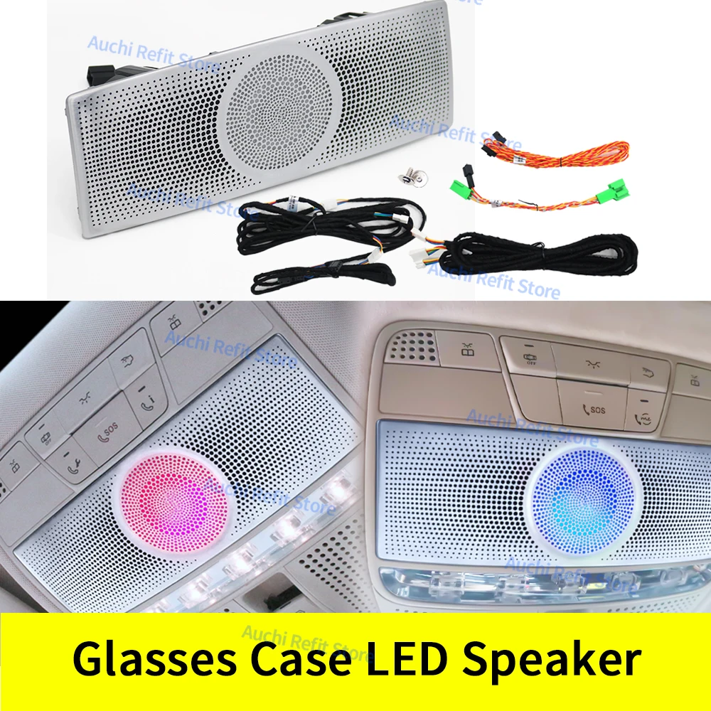 Ambient Light 3/12/64 Colours For Mercedes-Benz C/GLC Class Coupe W205 C43 C63 X253 LED Vents Speaker Decorative Light Retrofit