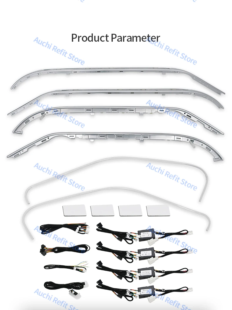 Ambient Light 3/12/64 Colours For Mercedes-Benz C/GLC Class Coupe W205 C43 C63 X253 LED Vents Speaker Decorative Light Retrofit