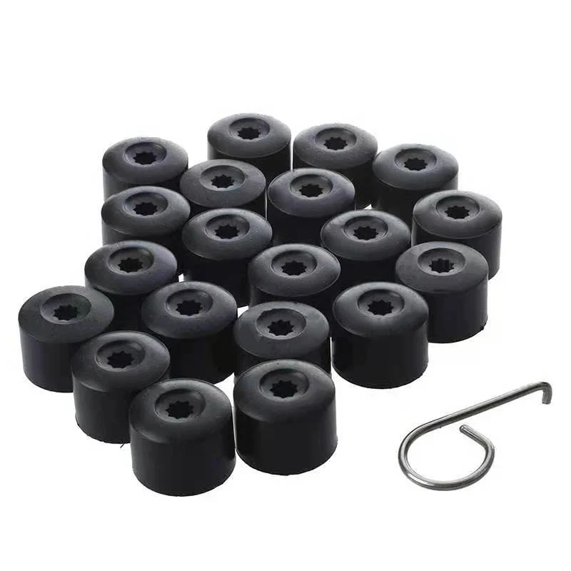 Car Wheel Hub Nut Bolt Cover for VW Polo Tiguan Golf MK4 Passat B6 CC Seat Leon Ibiza Tyre Screws Cap Auto Exterior Accessories