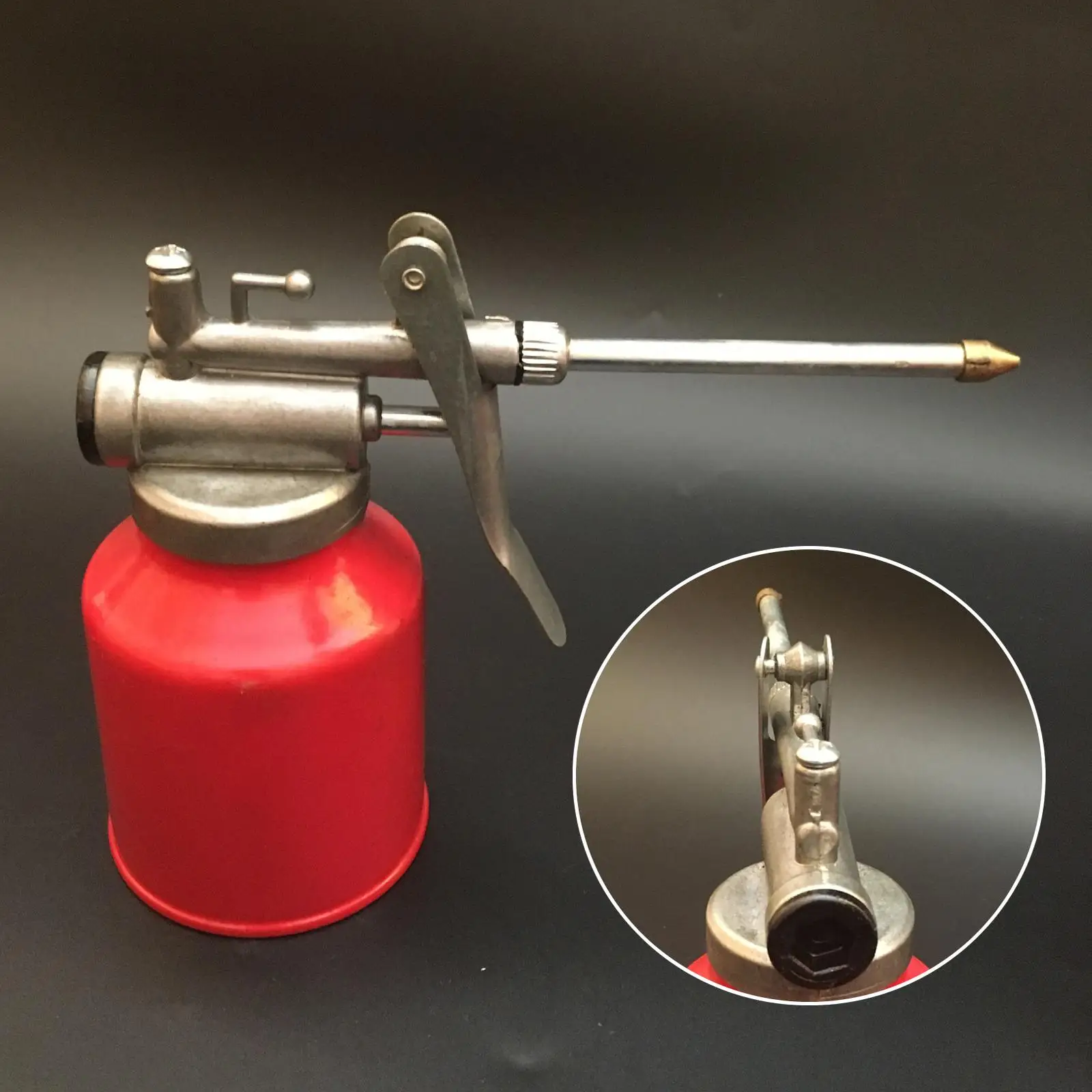 High Pressure Pump Oiler Can Pot Lubrication Oil Can Bottle for Applications Home Auto