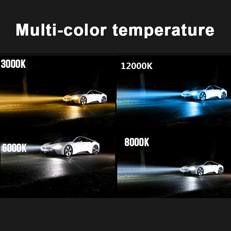 2Pcs H8 H11 HB4 9006 HB3 9005 Fog Lights Bulb 3030SMD 12000LM 6000K White Car Driving Running Lamp Auto Leds Light 12V 24V
