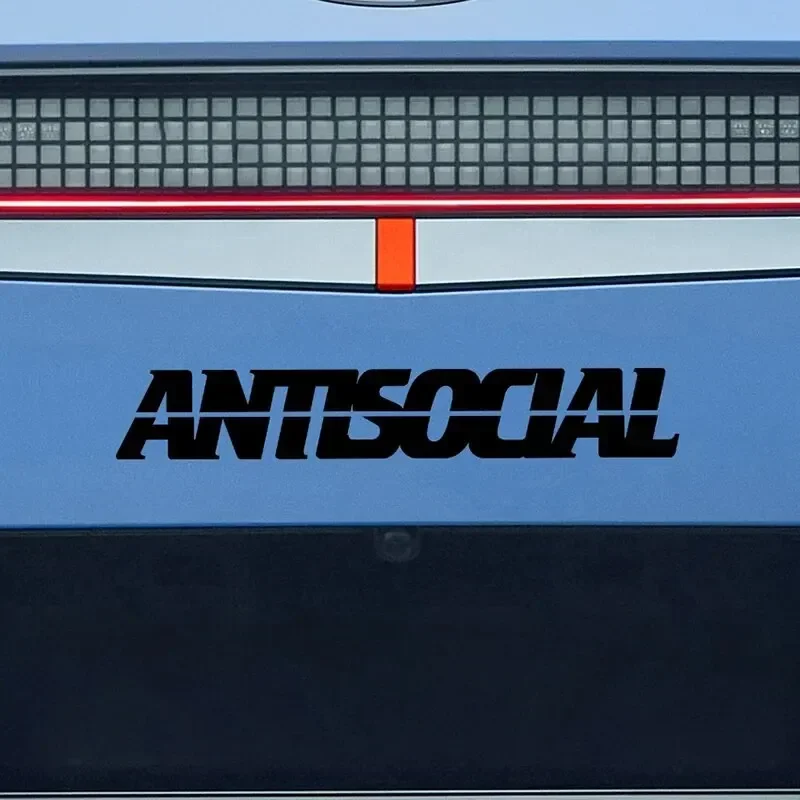 32X5.08cm Letter Sticker Vinyl Waterproof Antsocial Decal Non Fade Reflective Cool Car Decoration Sticker Unique Gift