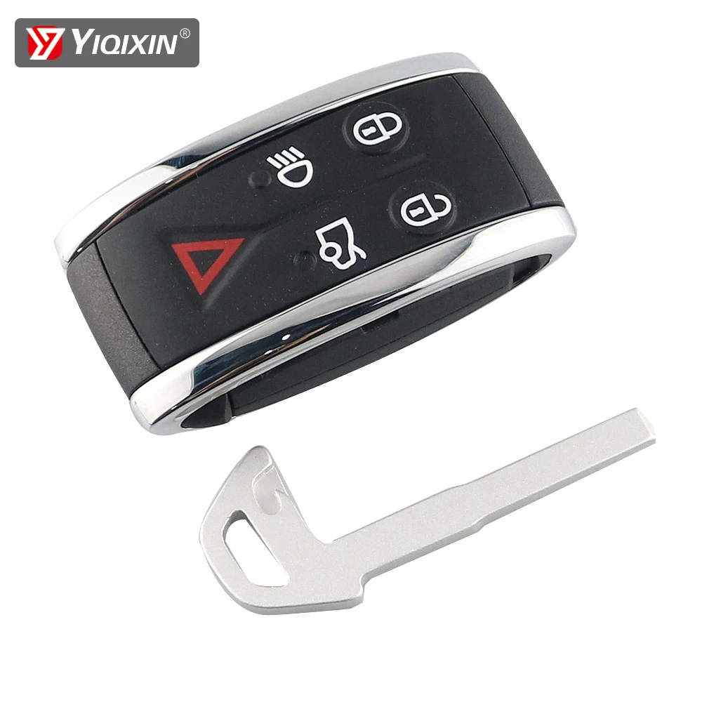 YIQIXIN 5 Buttons For Jaguar X XF XK JF XJ XE XJL X-Type S-Type 2007 2008 2009 2010 2012 Remote Car Key Shell Fob Case Cover