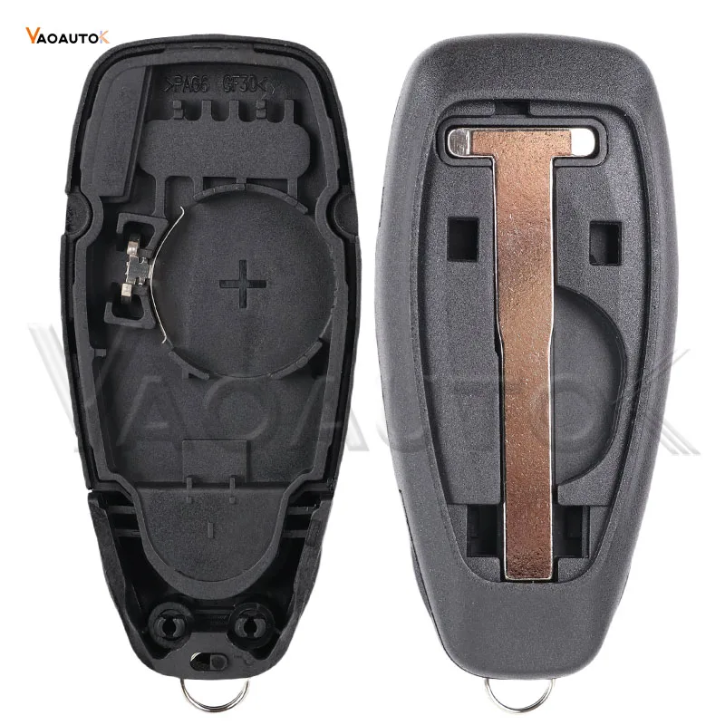 Smart Remote Car Key For Ford Focus Kuga Fiesta C-Max Mondeo B-Max 3 Buttons Keyless Proximity 433MHz ID83 49 Chip HU101 Blade