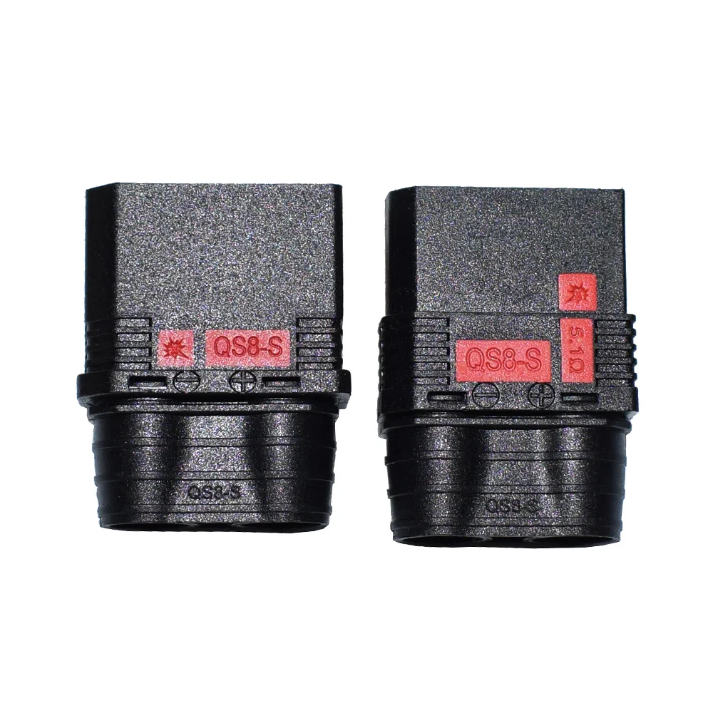QS8 QS8-S Heavy Duty Battery Connector Anti-Spark Gold Connector Large Power Plug for RC Plant Protection Drone Car Model