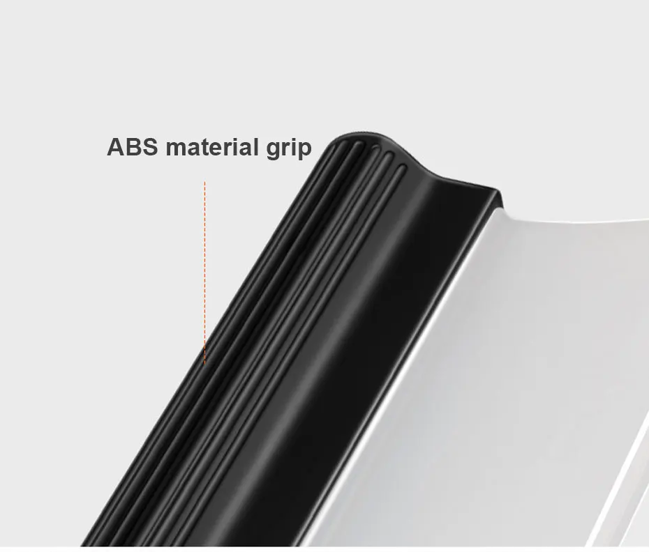 SEAMETAL Car Flexible Soft Silicone Water Wiper Car Window Cleaning Glass Scraper Handy Squeegee Auto Blade Clean Scraping Tools