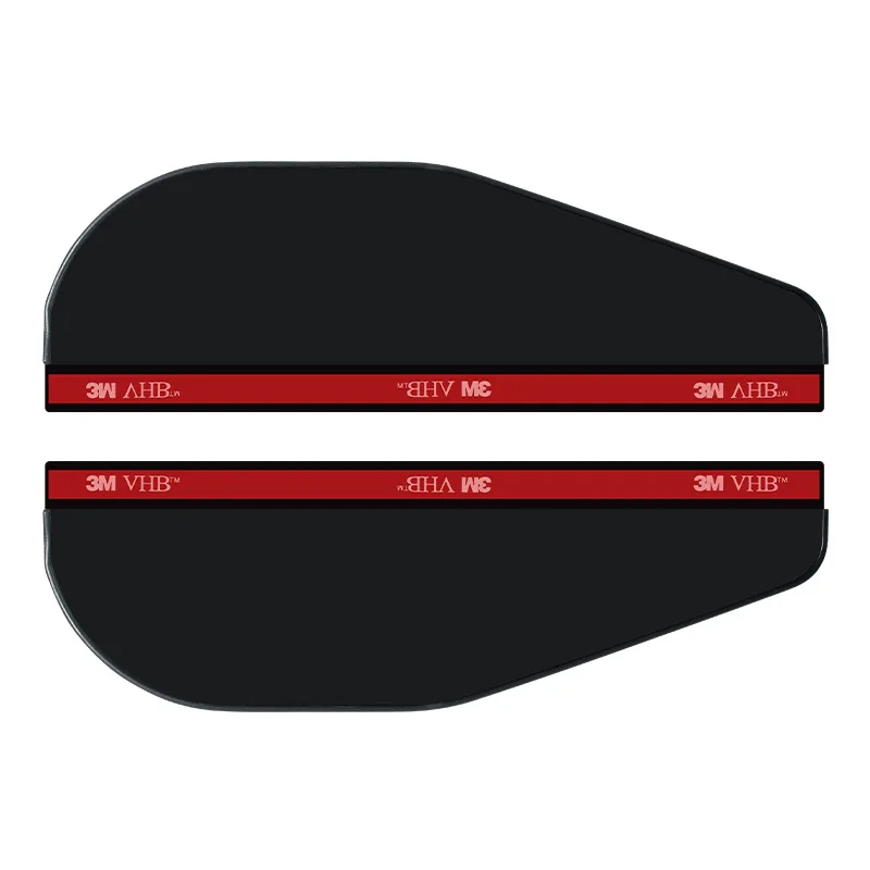 2Pcs Car Rearview Mirror Rain Cover Carbon Fiber Side Mirror Protector Waterproof Shield Rain Eyebrow Universal Auto Accessories