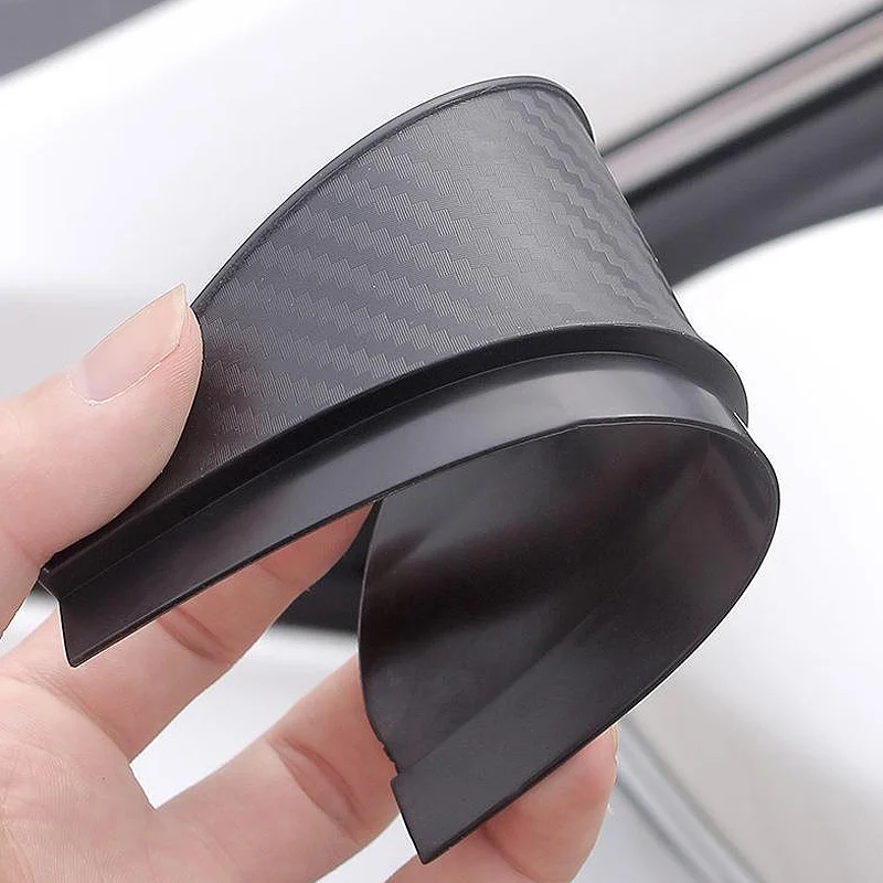 2Pcs Car Rearview Mirror Rain Cover Carbon Fiber Side Mirror Protector Waterproof Shield Rain Eyebrow Universal Auto Accessories