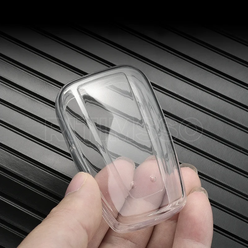 Tpu Car Key Cover for Toyota Corolla Rav4 Camry 70 Prado RAV 150 2 3 4 Buttons Key Case Holder Accessories Shell 2019 2020 2021