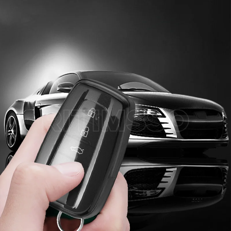 Tpu Car Key Cover for Toyota Corolla Rav4 Camry 70 Prado RAV 150 2 3 4 Buttons Key Case Holder Accessories Shell 2019 2020 2021