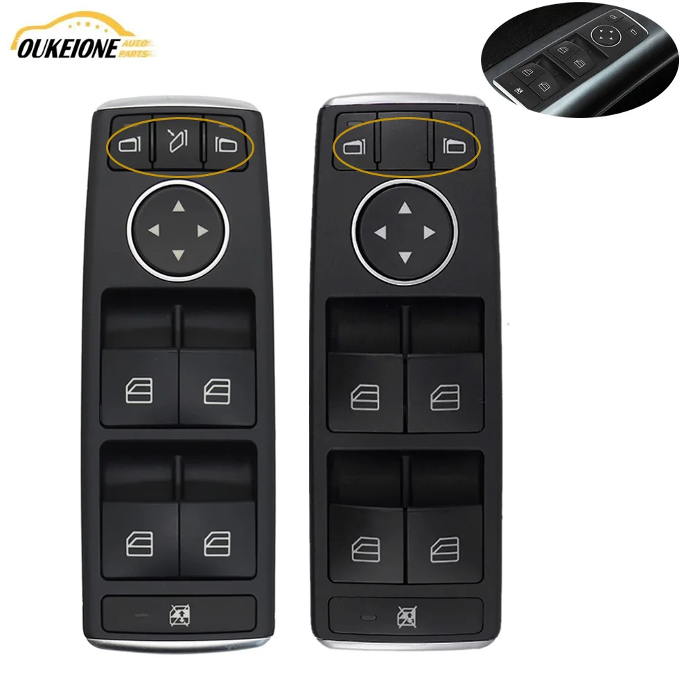 For Benz W246 W176 W156 W117 For Mercedes A B CLA GLA 1669054400 1669054300 Elecctric Master Power Window Switch Control Button