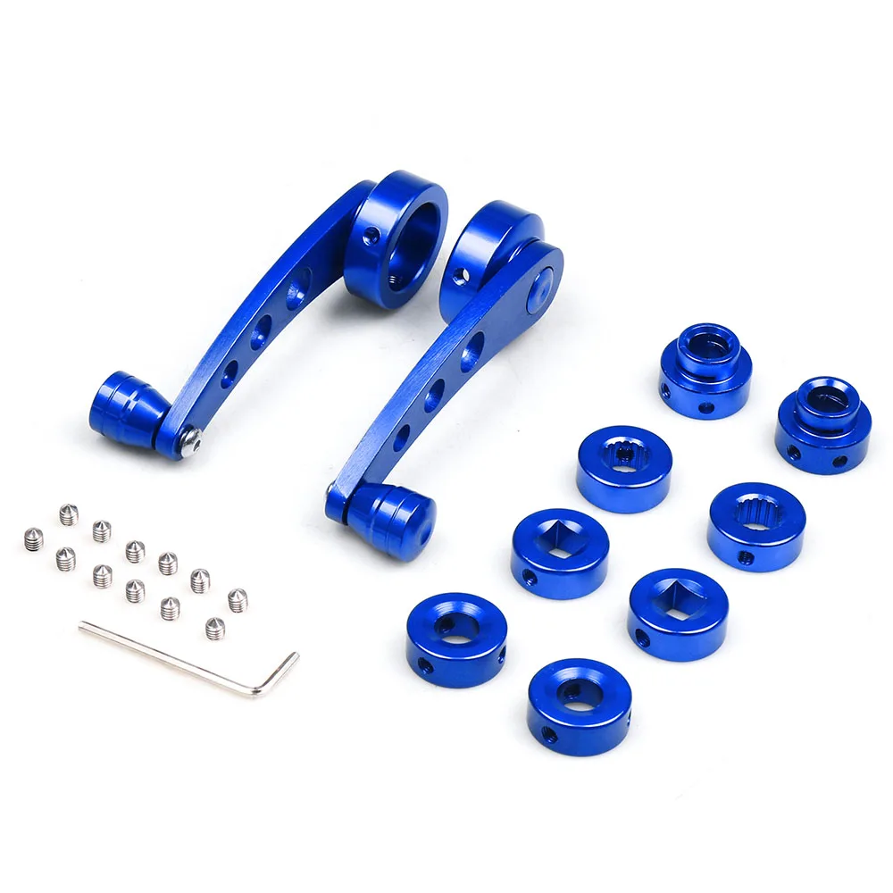 Universal Aluminum Alloy Car Manual Window Lifting Crank Handle Winder Lifter Riser Car Accessories Replacement
