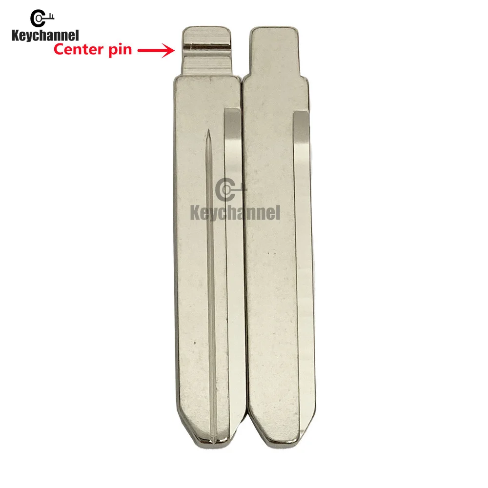 10pcs/lot Car Flip Key Blade TOY47 Center Side Pin Key Blank for Toyota Flip Remote for KEYDIY KD VVDI Xhorse JMD Locksmith Tool