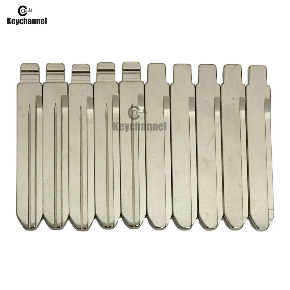 10pcs/lot Car Flip Key Blade TOY47 Center Side Pin Key Blank for Toyota Flip Remote for KEYDIY KD VVDI Xhorse JMD Locksmith Tool