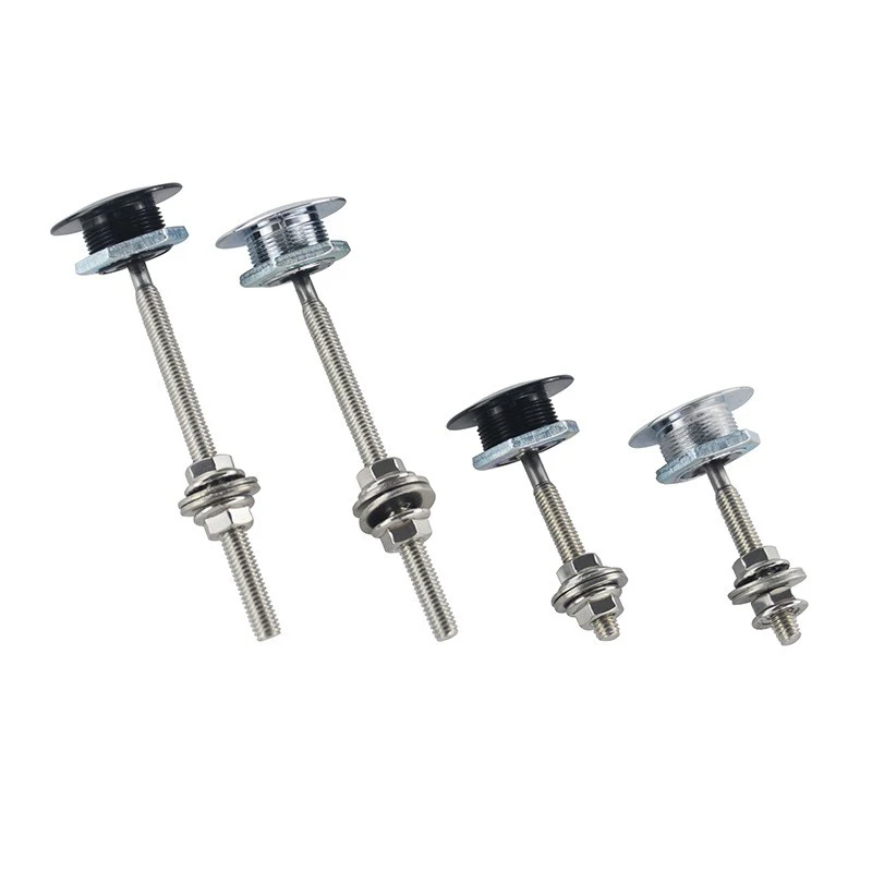Universal 32mm/1.25" Push Button Billet Hood Pins Lock Clip Kit Engine Bonnets Lock Aluminum Car Quick Latch