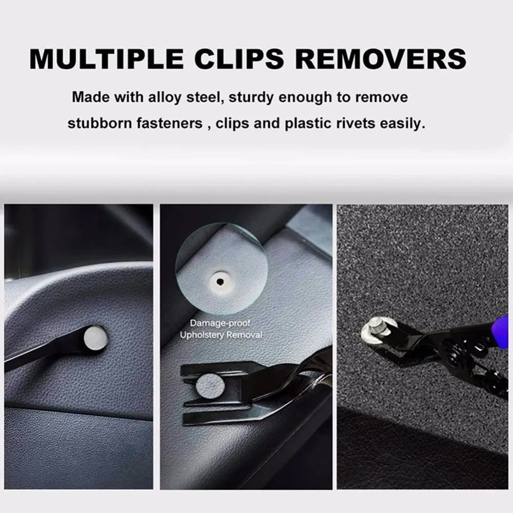 Car Tools Car Interior Disassembly Kit Plastic Trim Removal Tool Car Clips Puller Diy Panel Tools for Auto Trim Puller Set