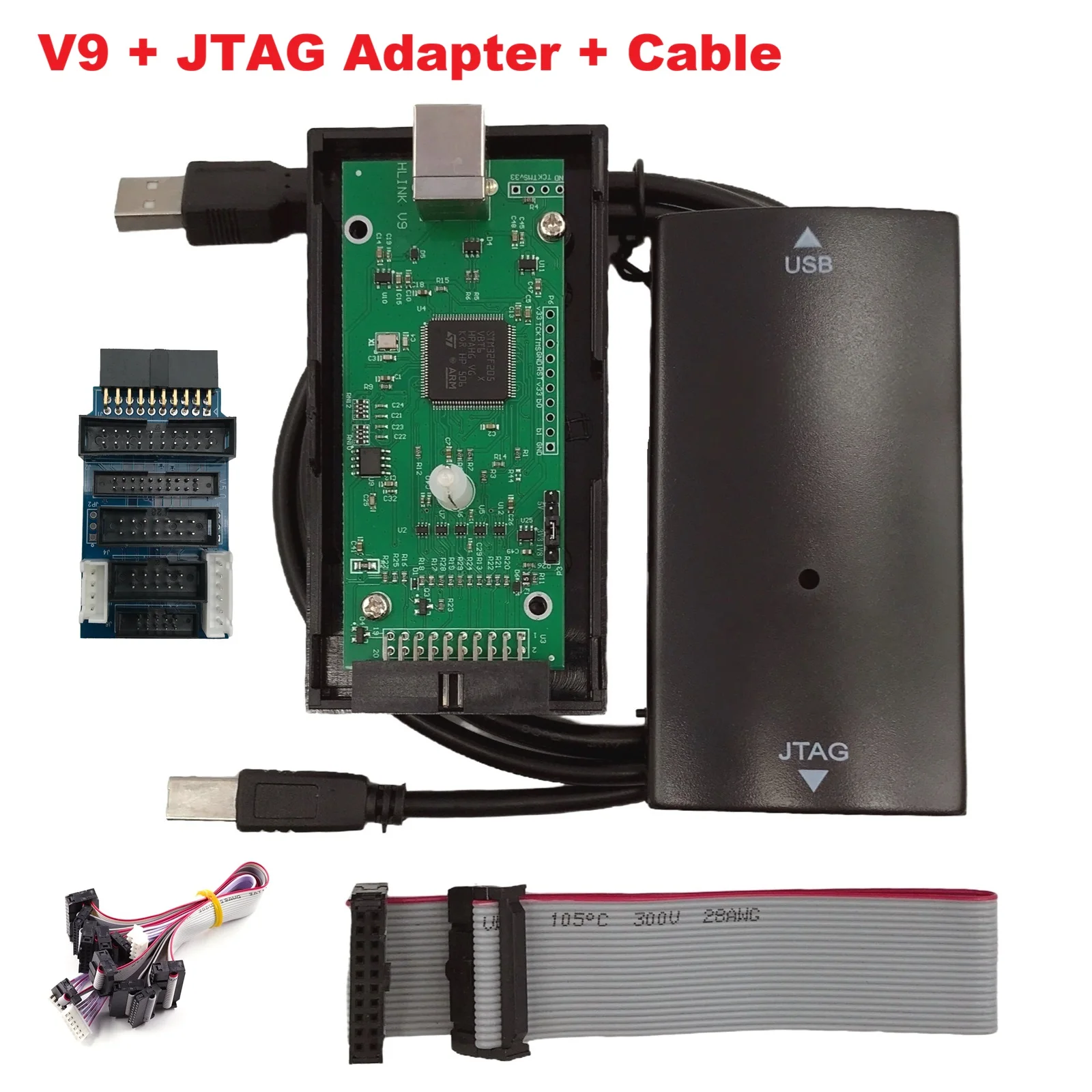 High Speed For J-Link JLink V9 USB JTAG ARM Emulator Debugger For J-Link V11 Jlink V11 Emulator STM32F103C8T6 STM MCU